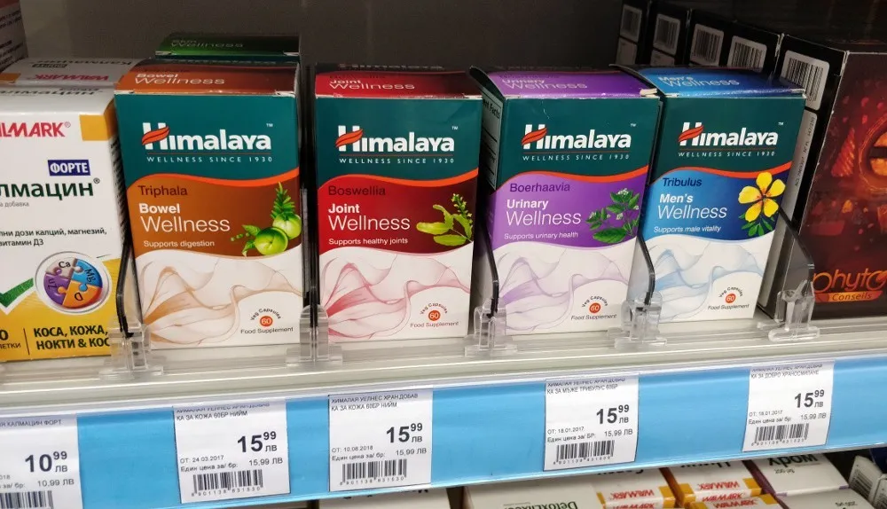 Продукция марки Хималаи и витамины в Lilly Drogerie