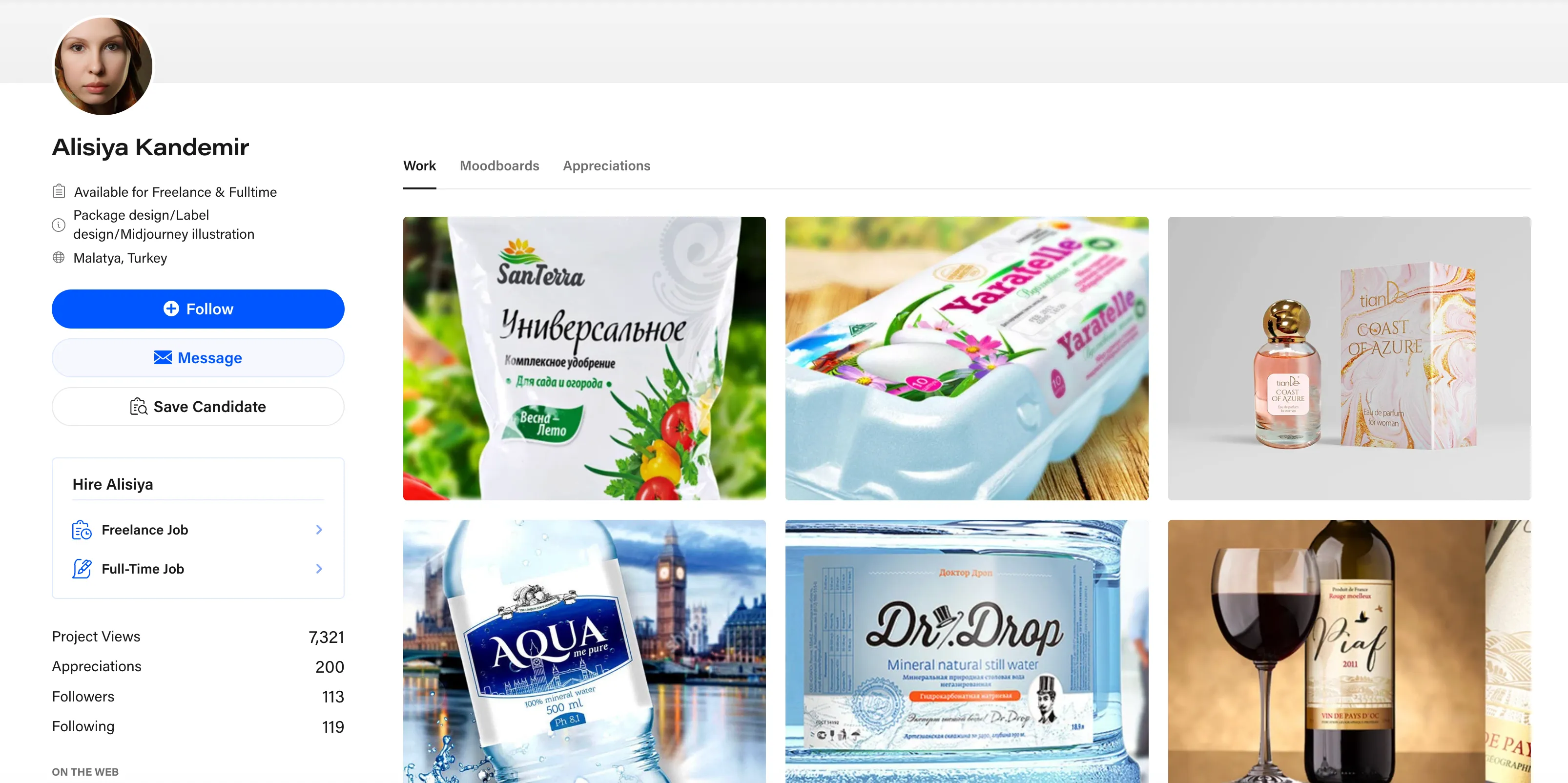 Портфолио — Behance
