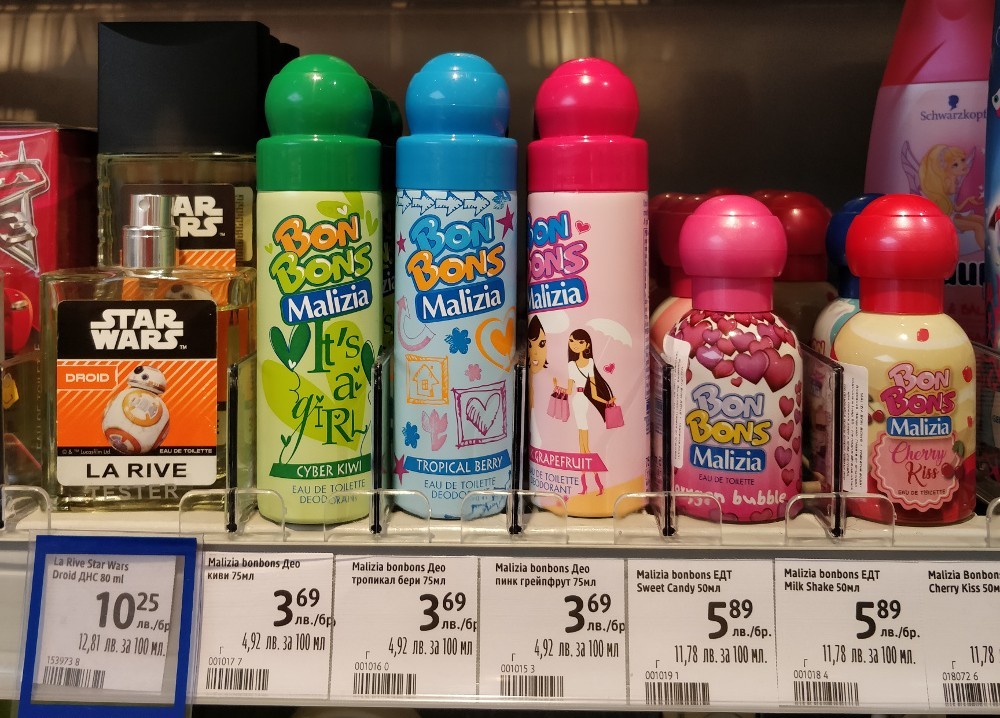Детские дезодоранты в DM Болгария