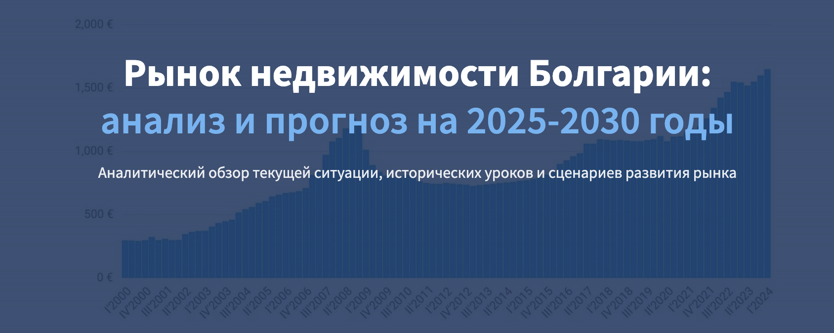 Факторы влияния на рынок недвижимости Болгарии в 2025–2030